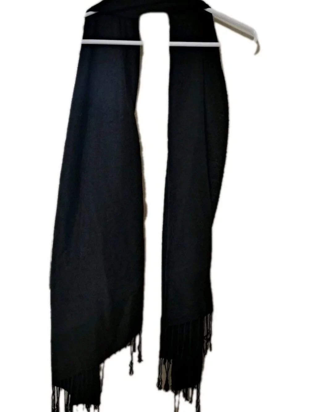 Pashmina Silk Black Scarf Womens Career
